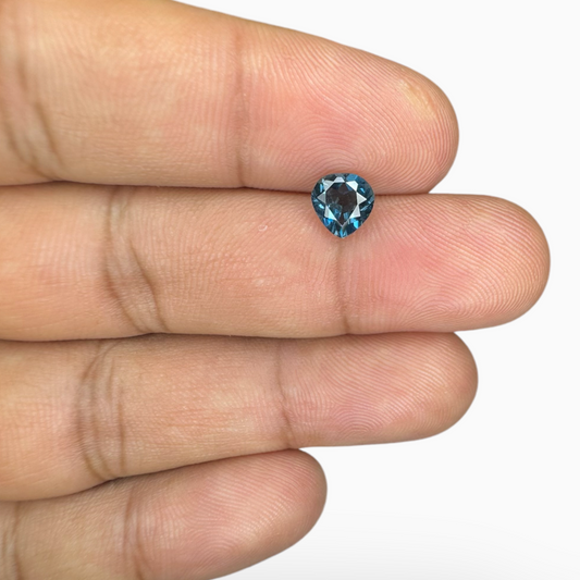 London Blue Topaz 1.0 Carat 6X6mm Heart Shape