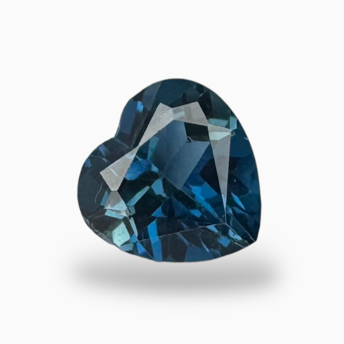 London Blue Topaz 1.41 Carat 7X7mm Heart Shape