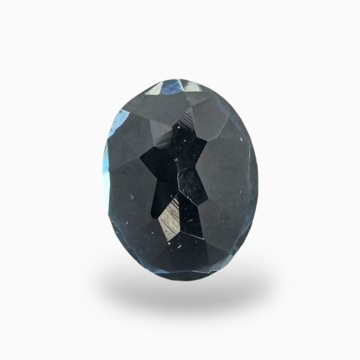 London Blue Topaz Dark SteelBlue Color 0.43 Carats Oval Shape Size 5X4mm