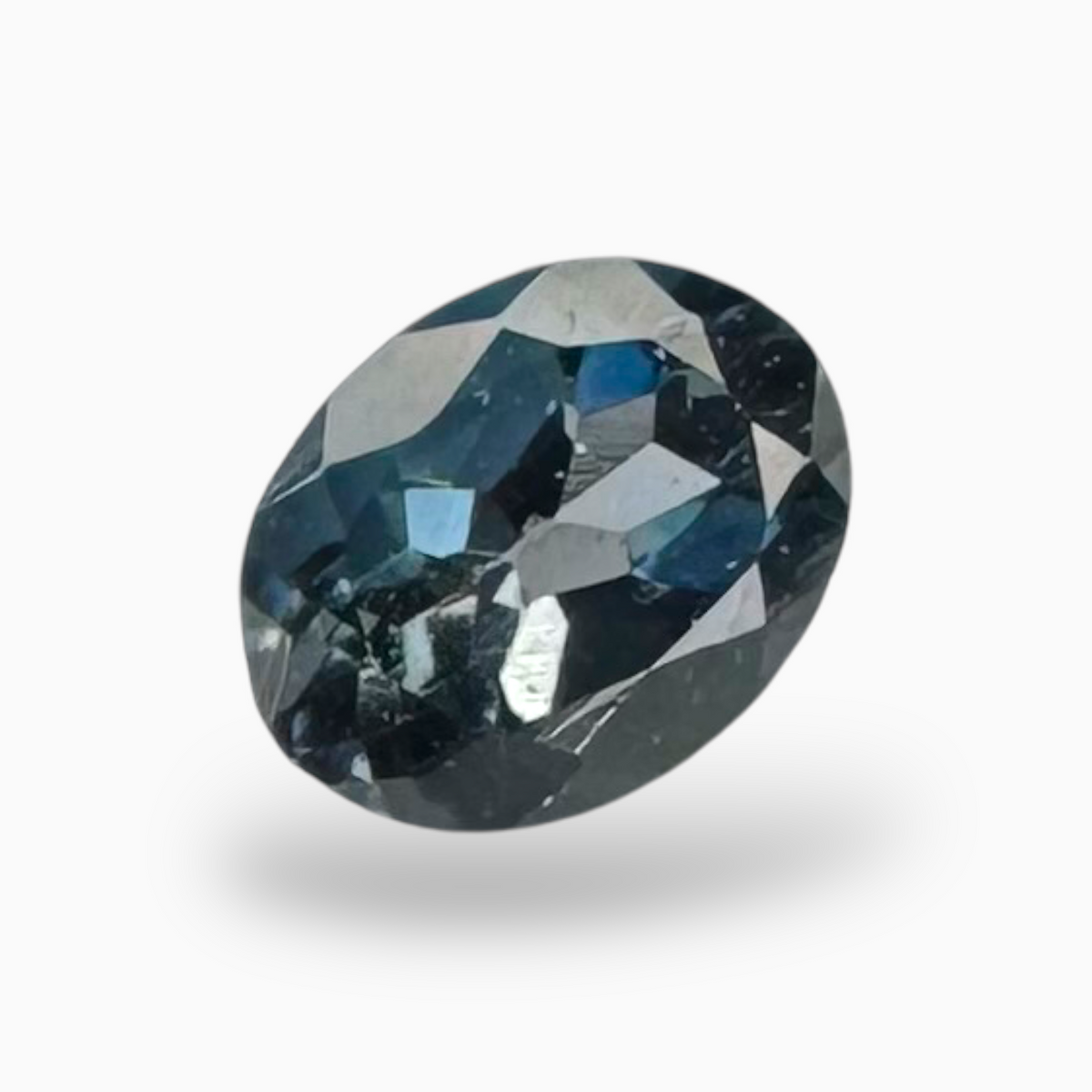 London Blue Topaz Dark SteelBlue Color 0.43 Carats Oval Shape Size 5X4mm