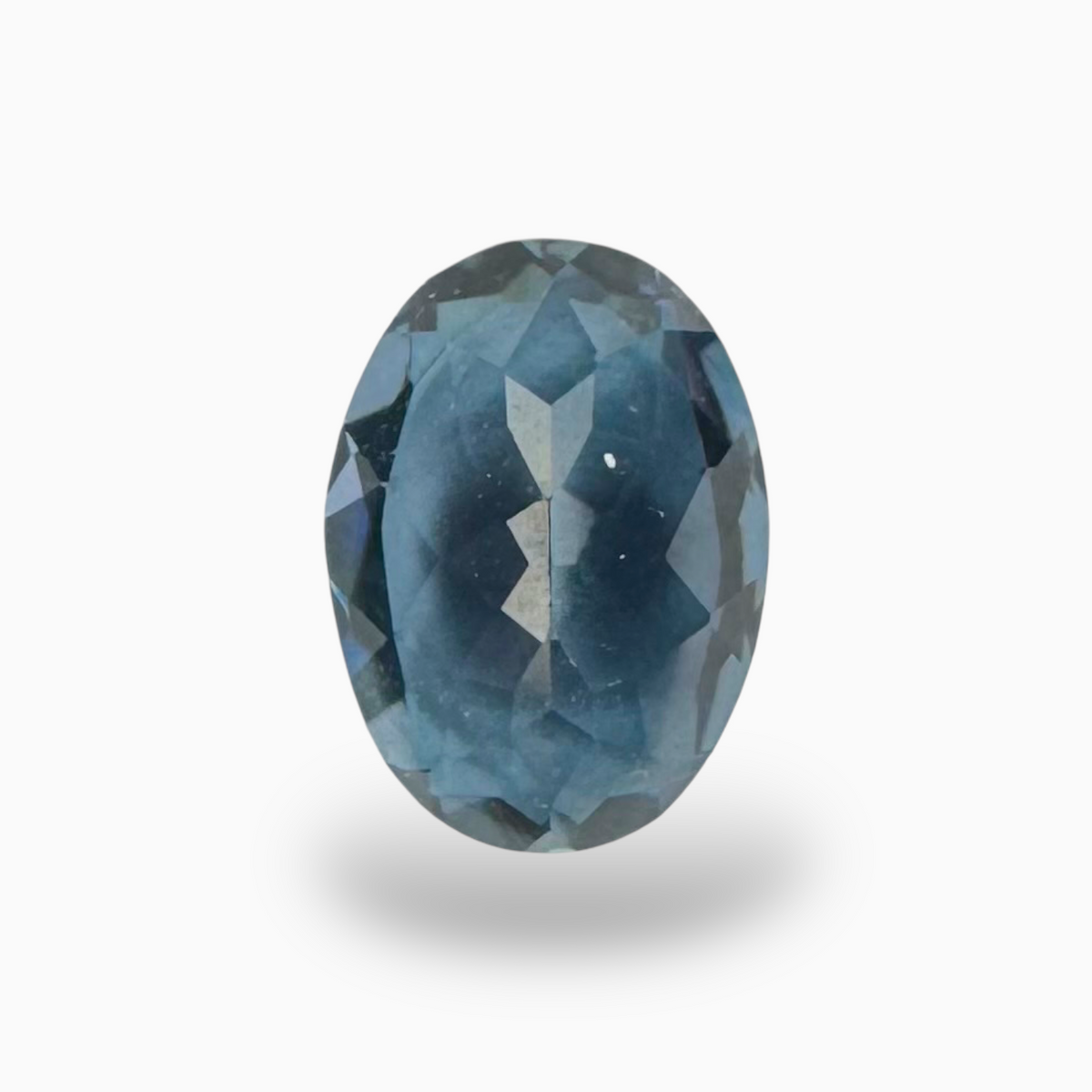 London Blue Topaz Dark SteelBlue Color 1.50 Carats Oval Shape Size 8.5X6mm