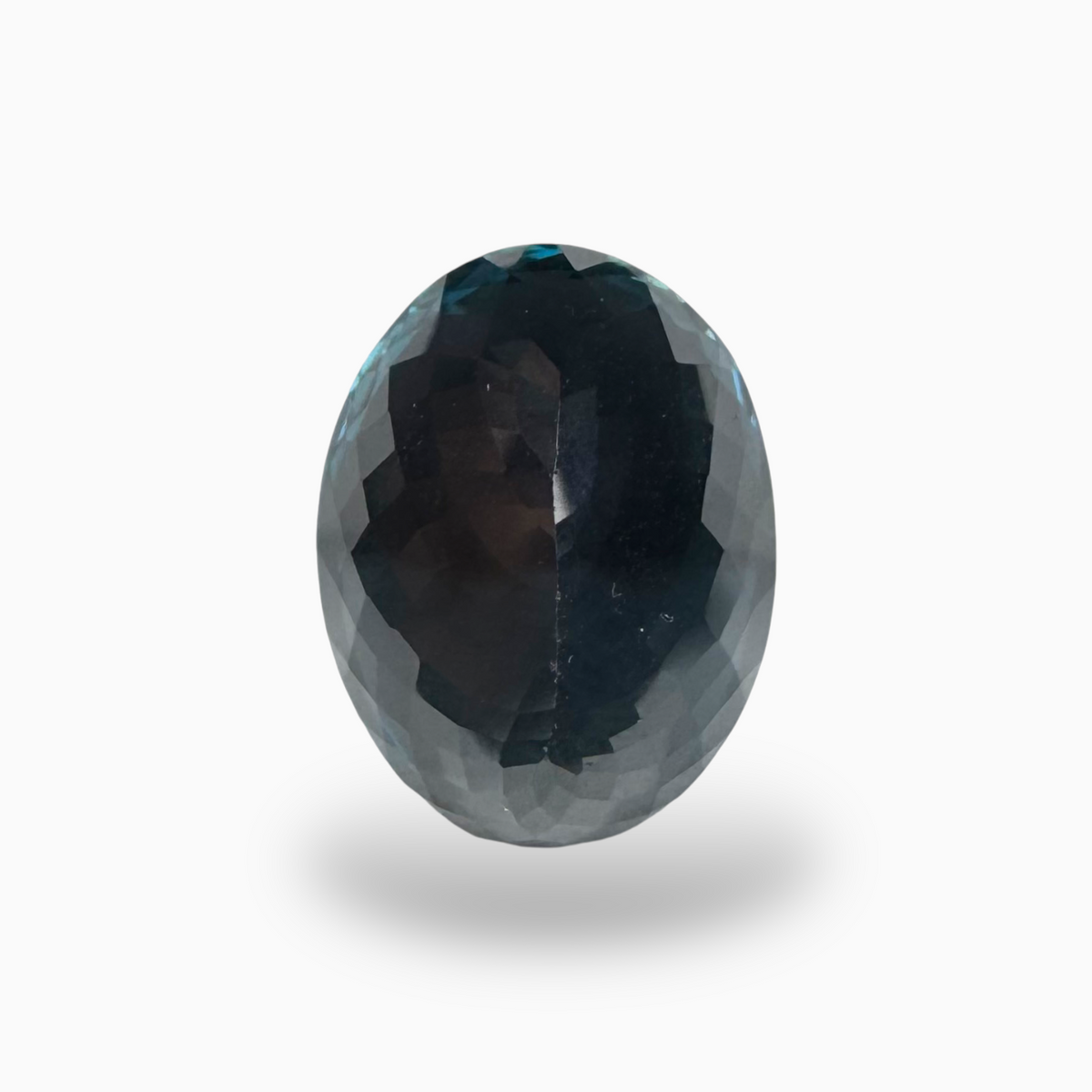 London Blue Topaz Dark Blue Color 30.30 Carats Oval Shape Size 21.5X16mm