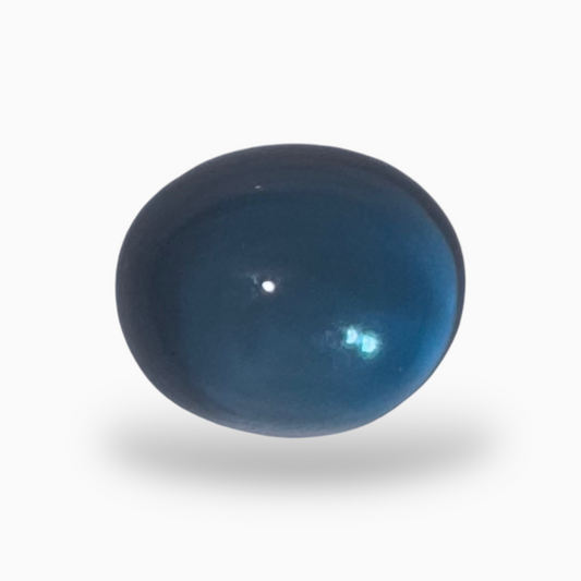 London Blue Topaz 14.65 Carat 14X12mm Oval Cabochon Shape