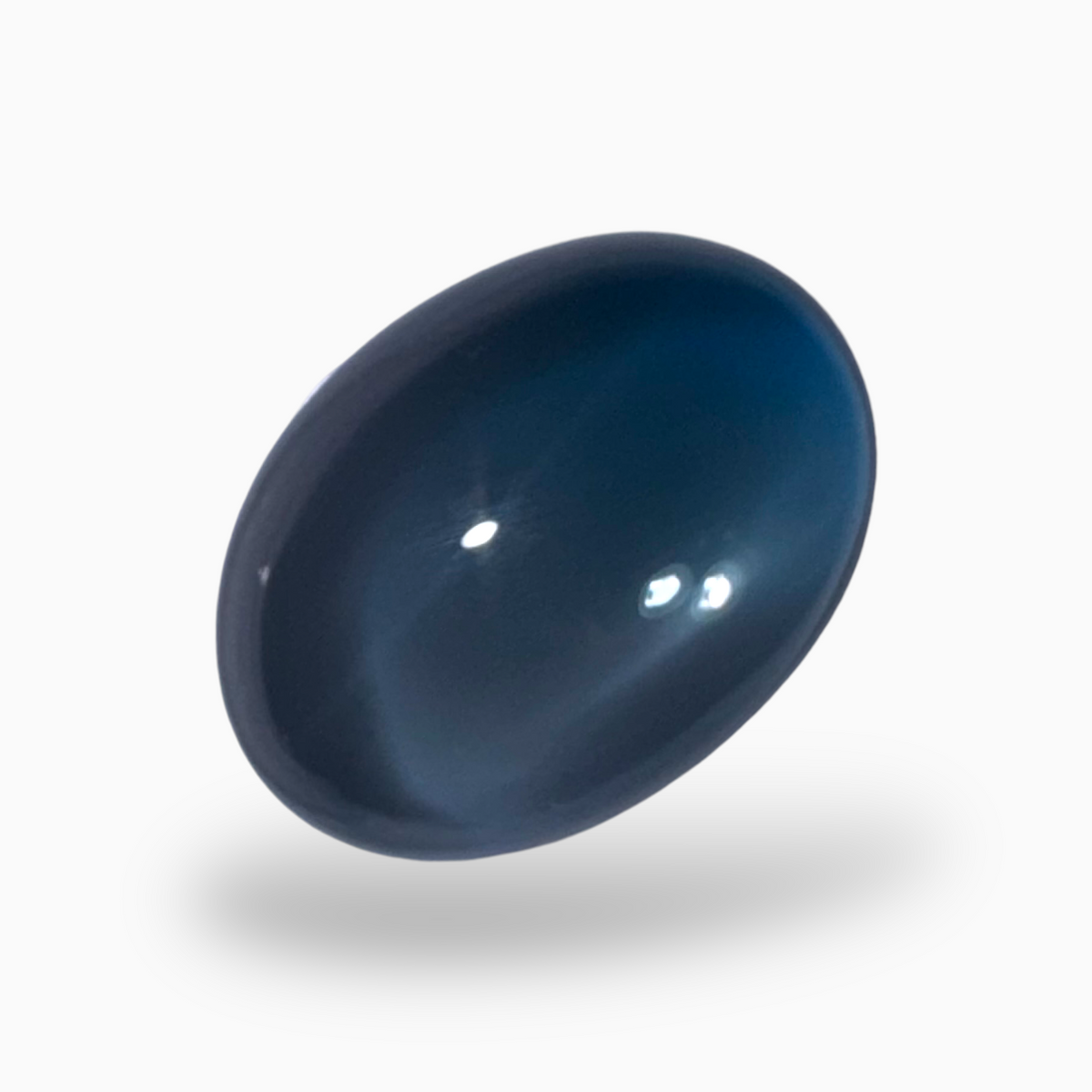 London Blue Topaz 16.15 Carat 17.5X12.5mm Oval Cabochon Shape