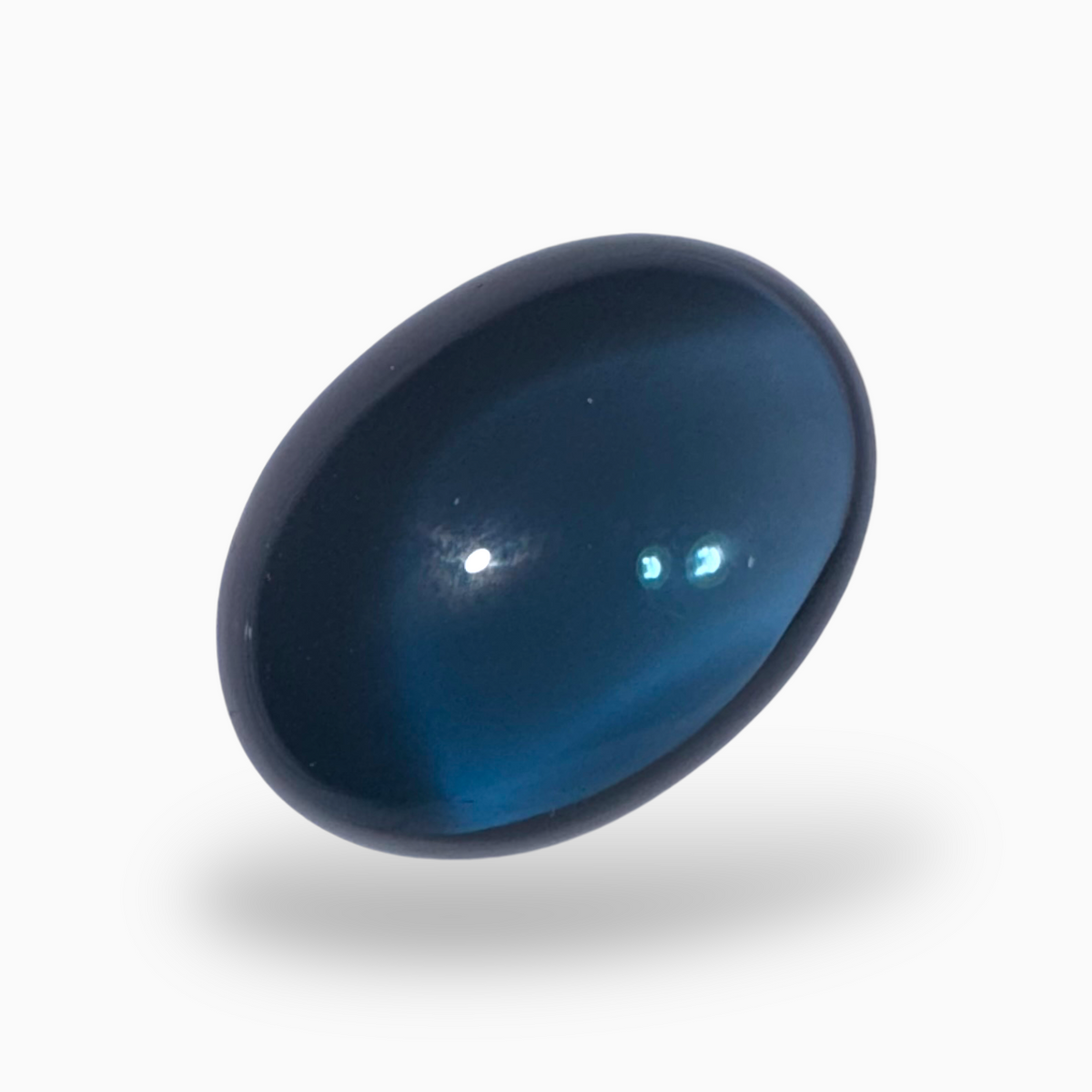 London Blue Topaz 17.02 Carat 17.5X13mm Oval Cabochon Shape