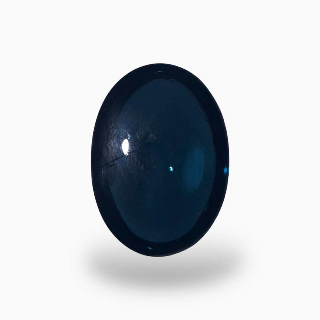 London Blue Topaz 17.30 Carat 17.7X13mm Oval Cabochon Shape