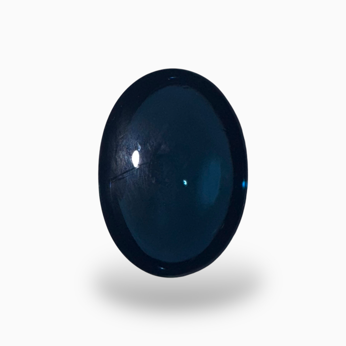 London Blue Topaz 17.30 Carat 17.7X13mm Oval Cabochon Shape