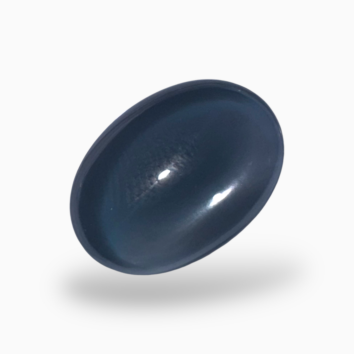 London Blue Topaz 18.16 Carat 19.5X14mm Oval Cabochon Shape