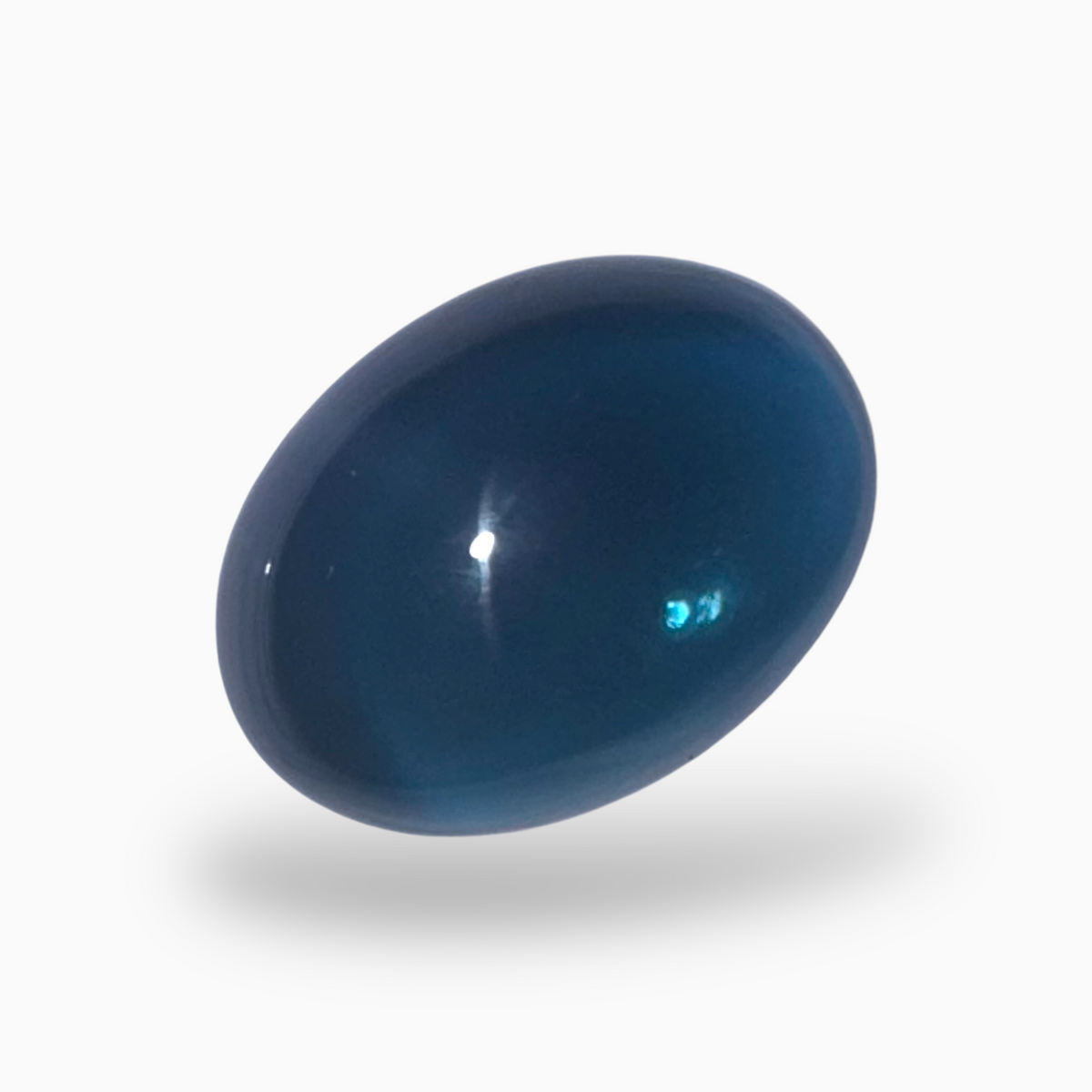 London Blue Topaz 19.60 Carat 17X13mm Oval Cabochon Shape