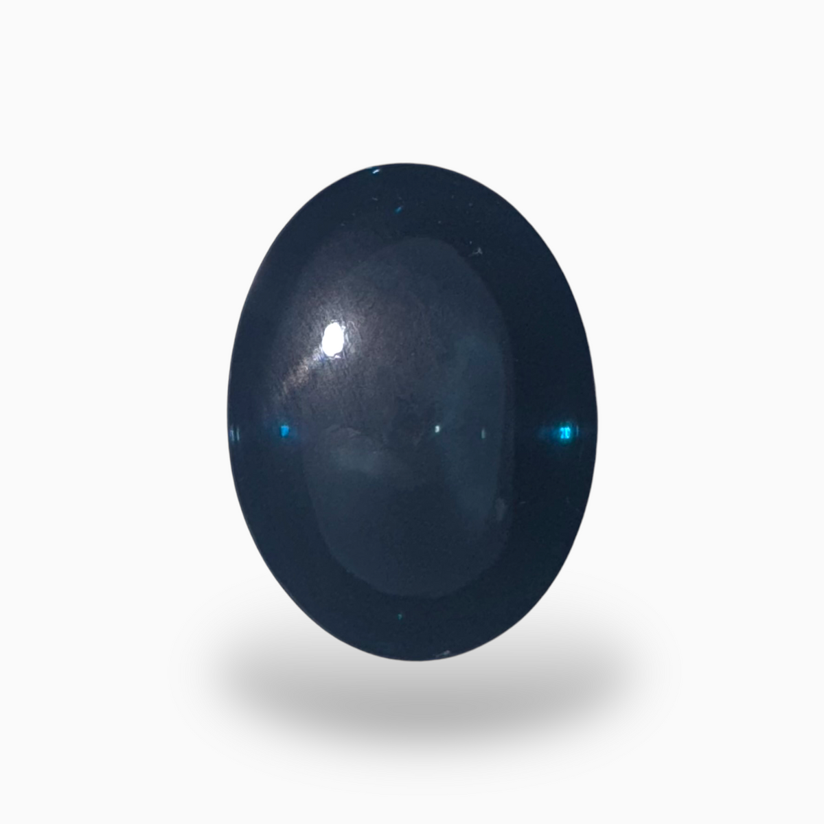 London Blue Topaz 19.60 Carat 17X13mm Oval Cabochon Shape