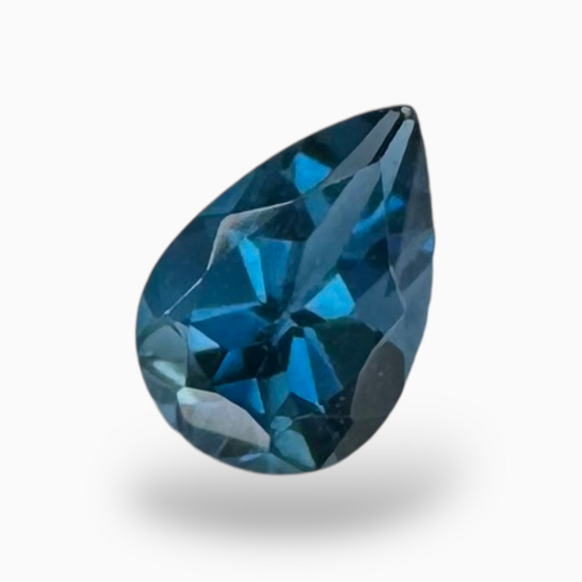 London Blue Topaz 0.85 Carat 7X5mm Pear Shape