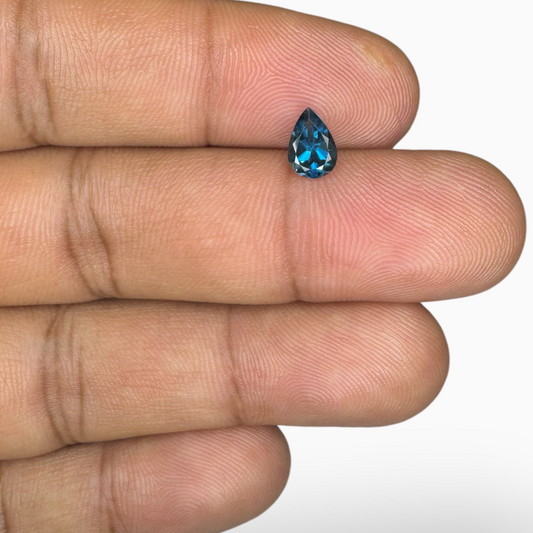 London Blue Topaz 0.85 Carat 7X5mm Pear Shape