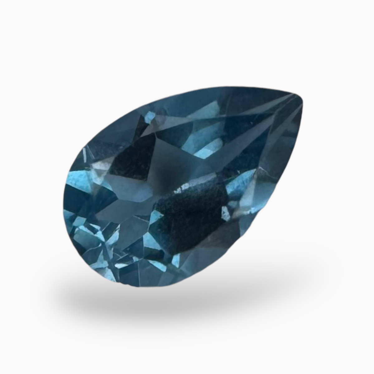 London Blue Topaz 1.05 Carat 8X5mm Pear Shape