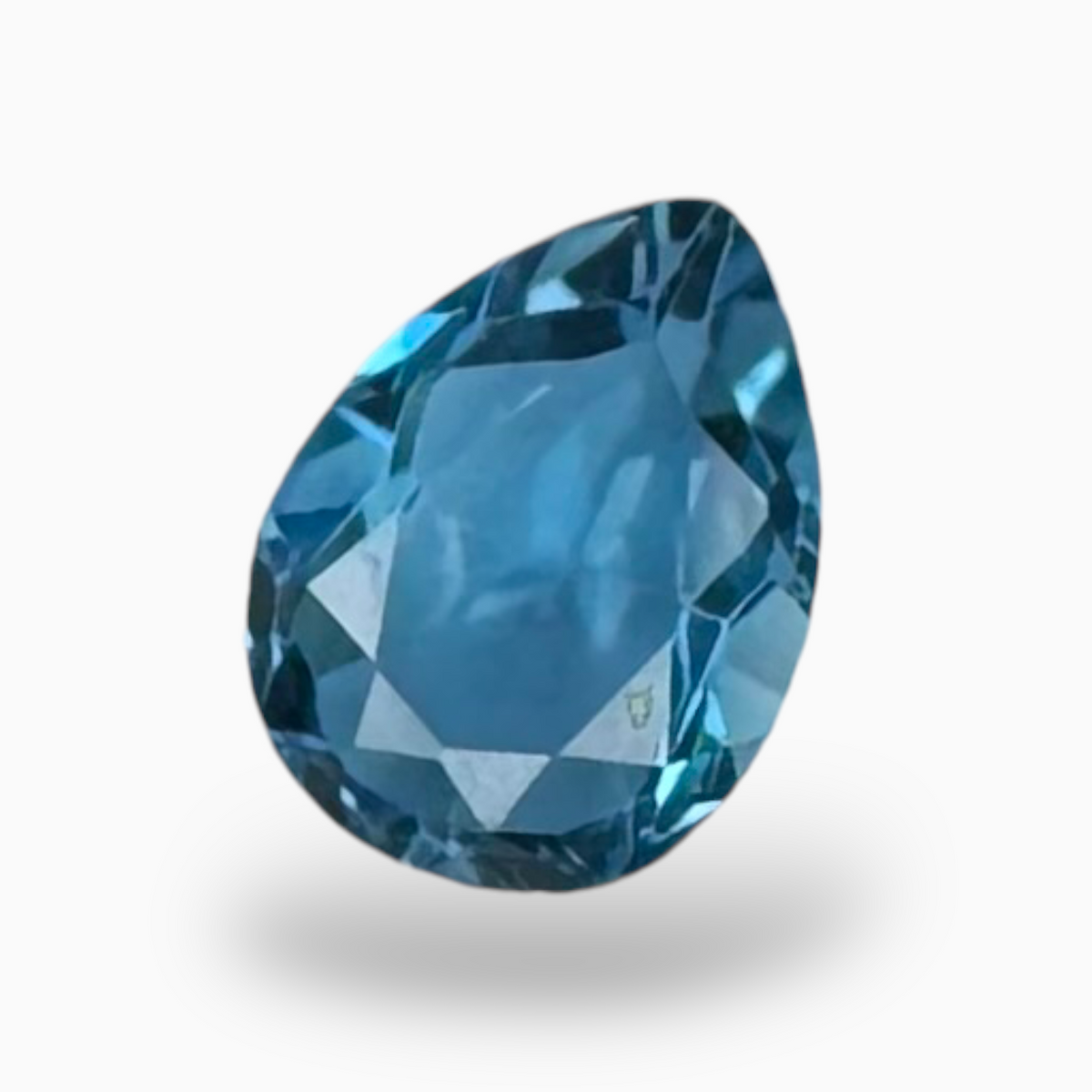 London Blue Topaz 1.57 Carat 8X6mm Pear Shape