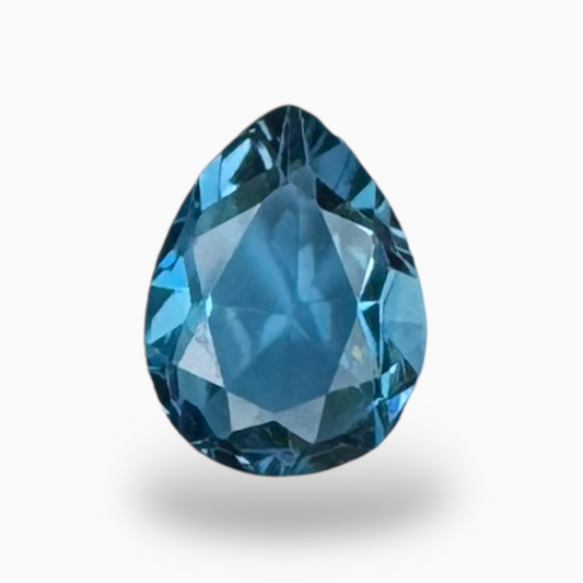 London Blue Topaz 1.57 Carat 8X6mm Pear Shape