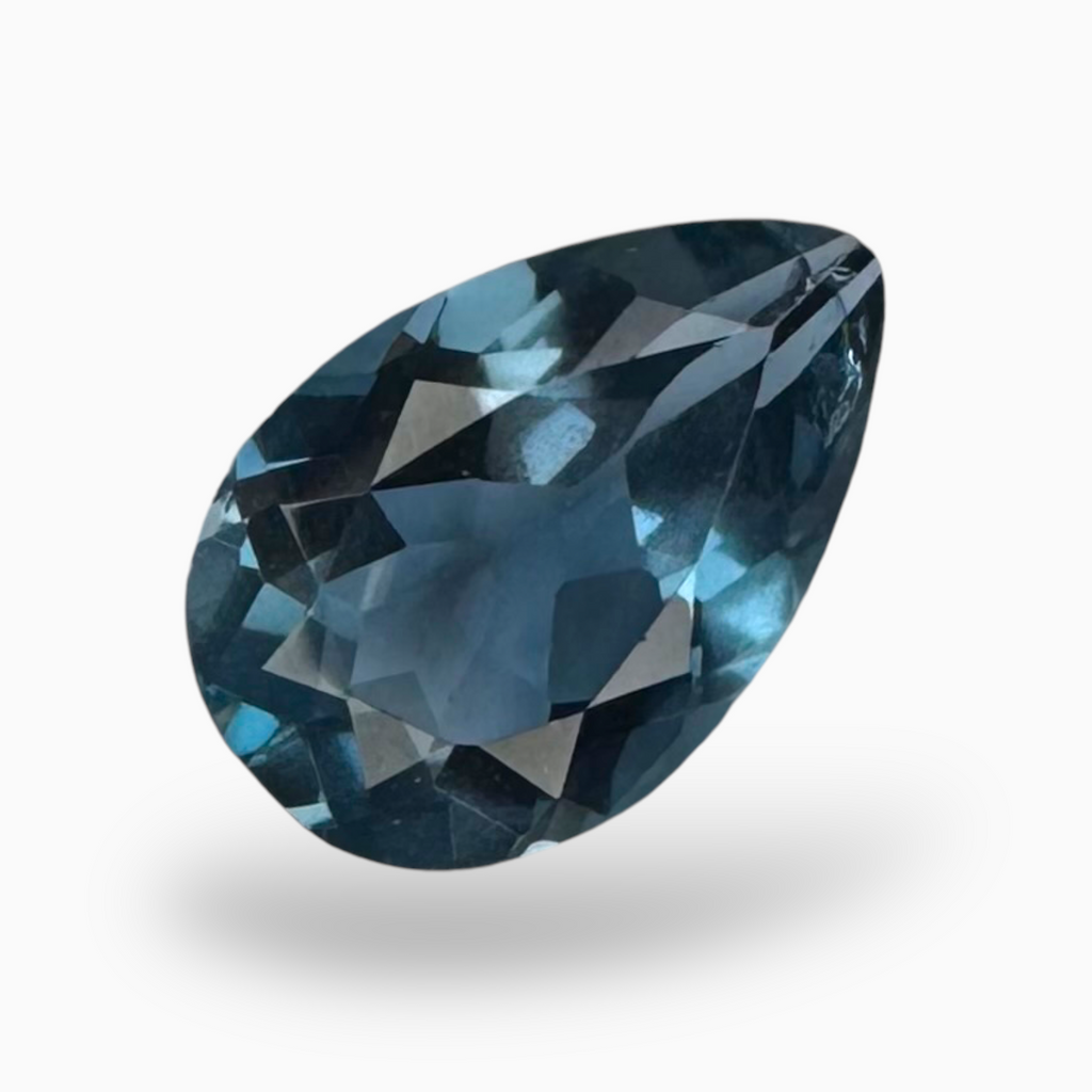 London Blue Topaz 1.73 Carat 9.5X6mm Pear Shape