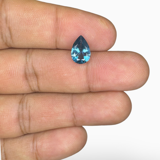 London Blue Topaz 1.85 Carat 10X7mm Pear Shape