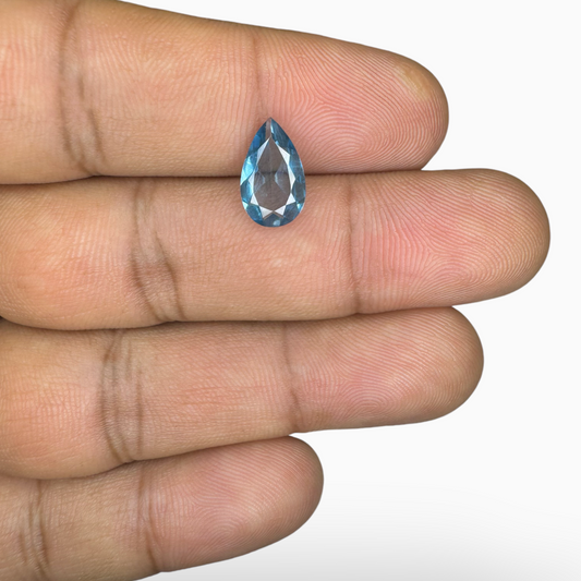 London Blue Topaz 1.80 Carat 11X7mm Pear Shape