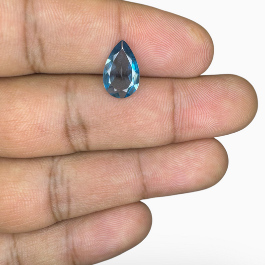 London Blue Topaz 2.25 Carat 12X8mm Pear Shape