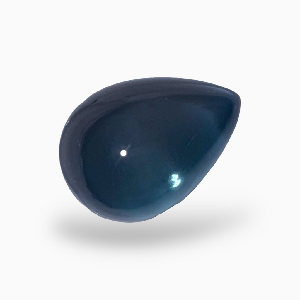 London Blue Topaz 16.04 Carat 17X12mm Pear Cabochon Shape