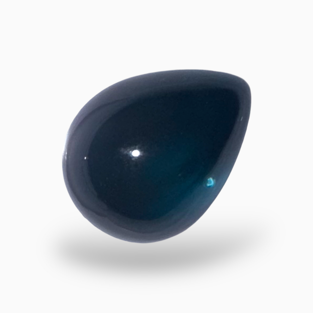 London Blue Topaz 17.90 Carat 16X12mm Pear Cabochon Shape