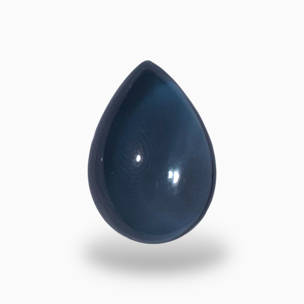 London Blue Topaz 19.46 Carat 19.5X14mm Pear Cabochon Shape