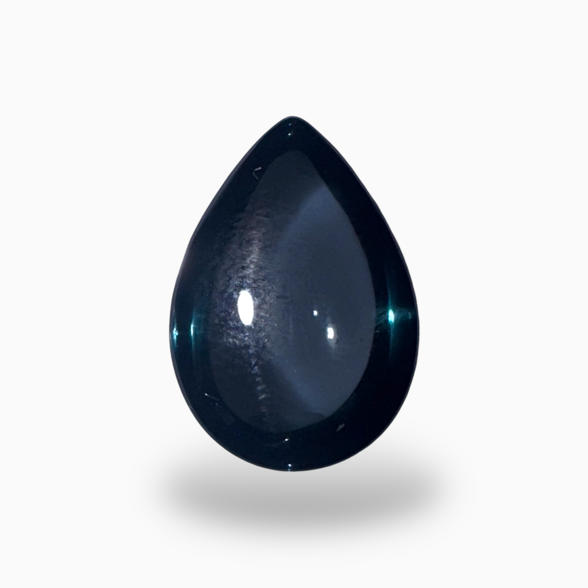 London Blue Topaz 19.46 Carat 19.5X14mm Pear Cabochon Shape
