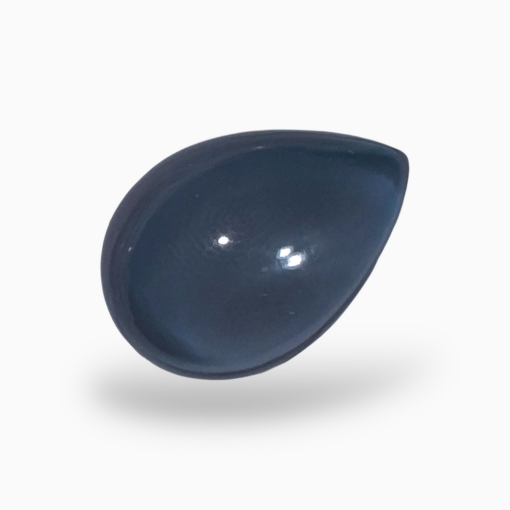 London Blue Topaz 19.46 Carat 19.5X14mm Pear Cabochon Shape