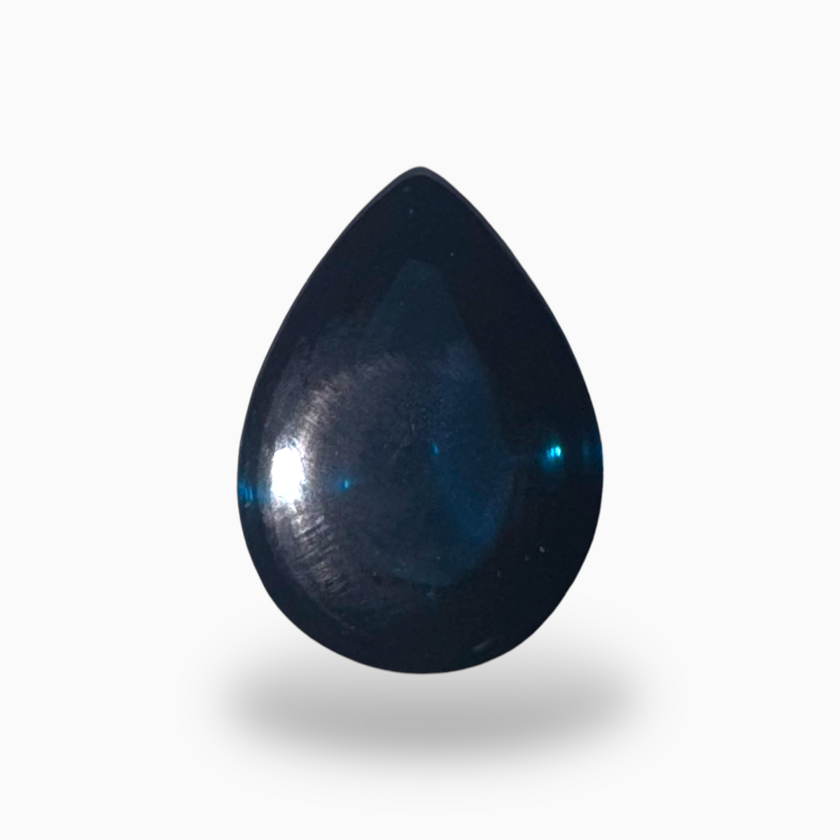 London Blue Topaz 21.8 Carat 17.5X12.5mm Pear Cabochon Shape