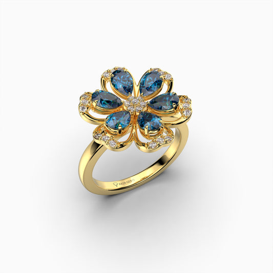 London Blue Topaz Ring - Raelynn