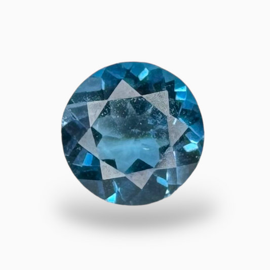 London Blue Topaz 1.17 Carat 6X6mm Round Shape