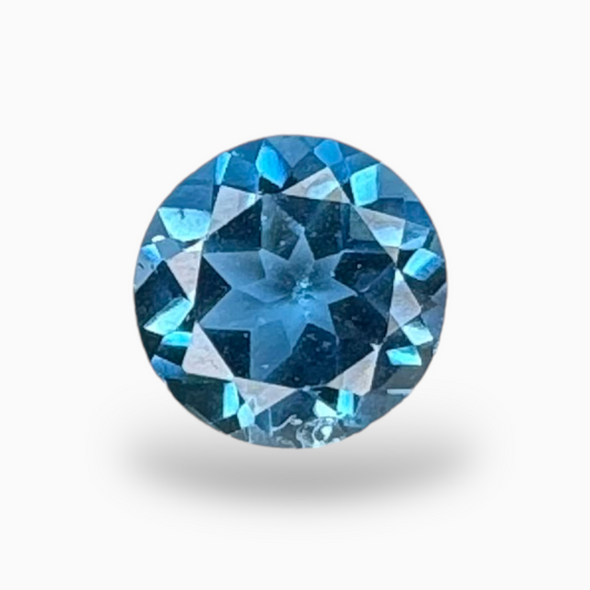 London Blue Topaz 1.41 Carat 7X7mm Round Shape