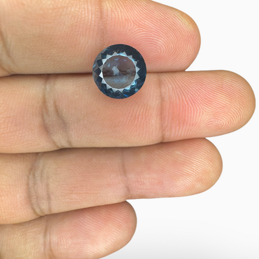 London Blue Topaz 4.03 Carat 10X10mm Round Shape