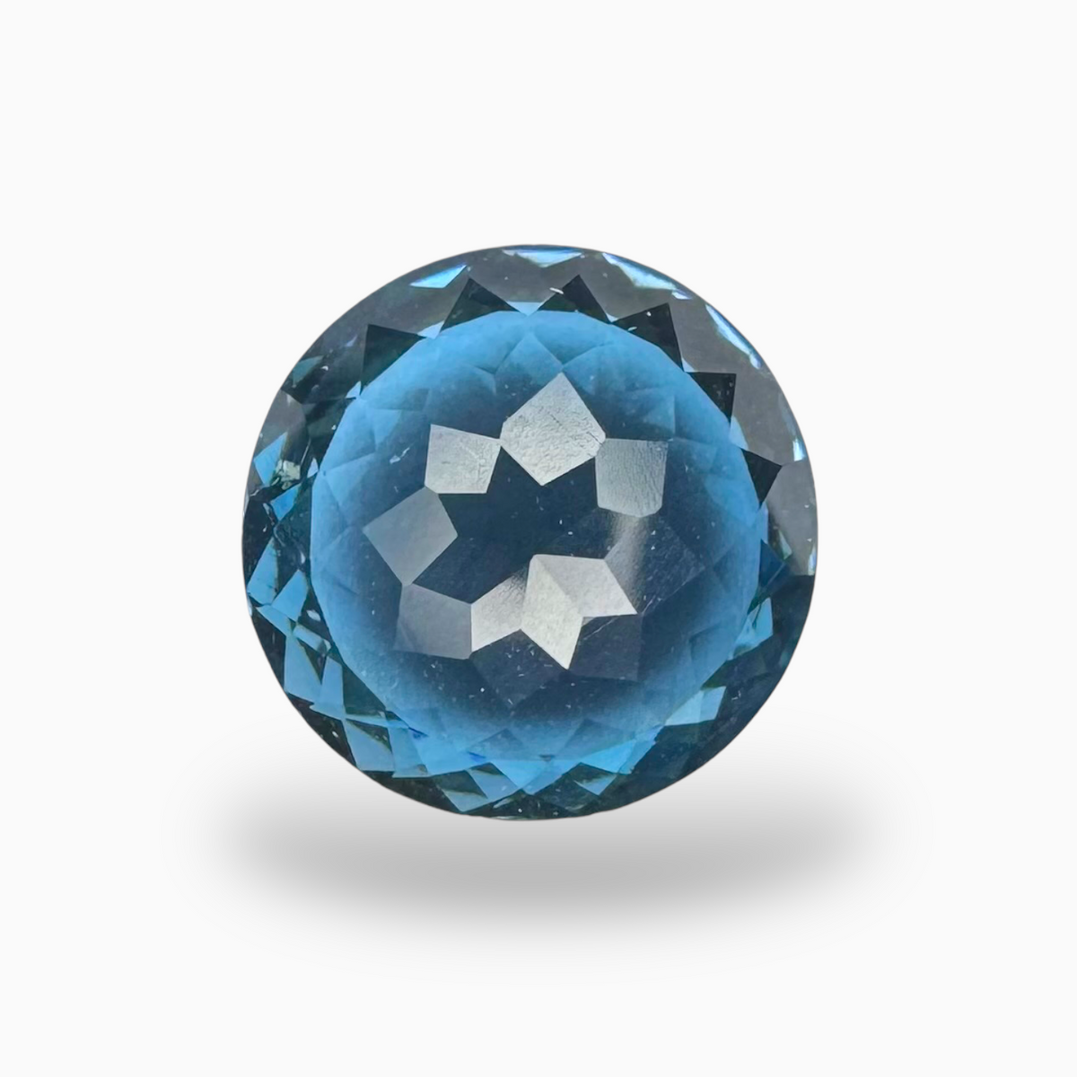 London Blue Topaz 4.03 Carat 10X10mm Round Shape