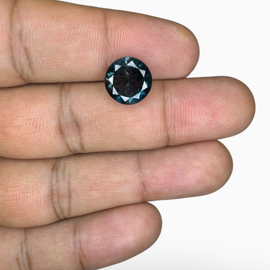 London Blue Topaz 4.35 Carat 10X10mm Round Shape