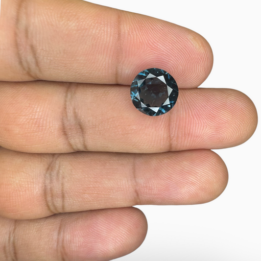 London Blue Topaz 4.66 Carat 10X10mm Round Shape