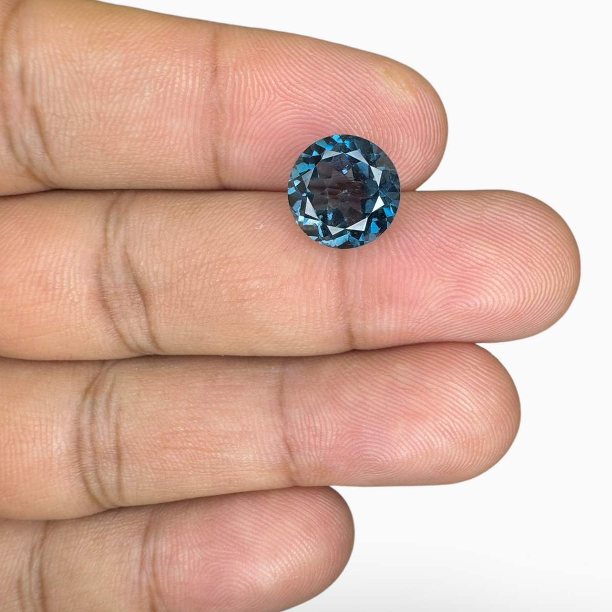 London Blue Topaz 4.88 Carat 10X10mm Round Shape