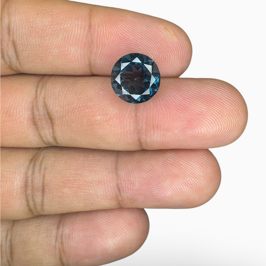 London Blue Topaz 5.48 Carat 10X10mm Round Shape