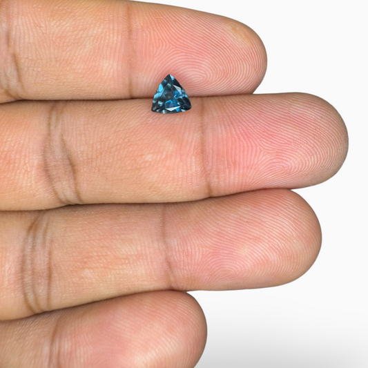 London Blue Topaz 0.79 Carat 6X6mm Trilliant Shape