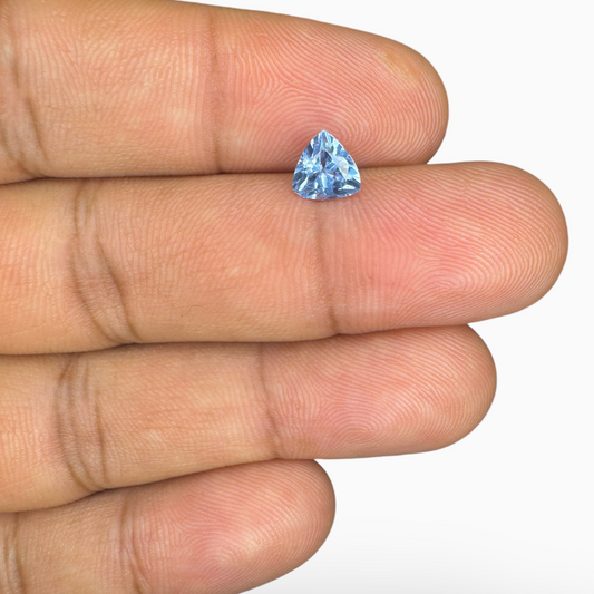 London Blue Topaz 1.01 Carat 6X6mm Trilliant Shape