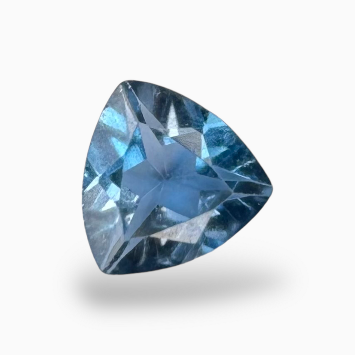 London Blue Topaz 1.13 Carats 7X7mm Trilliant Shape