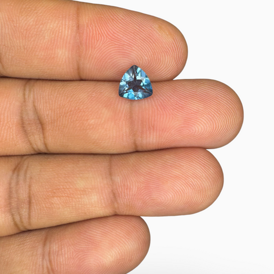 London Blue Topaz 1.13 Carats 7X7mm Trilliant Shape