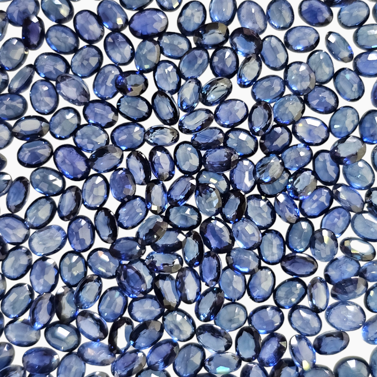Blue Sapphire Oval Cut 4x3 mm lot For Sale