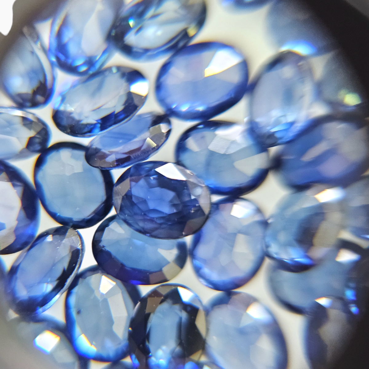 Blue Sapphire Oval Cut 4x3 mm lot For Sale