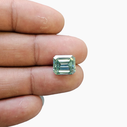 Loose Moissanite Diamond 6.14 Carats in 11.3 x 9.8 mm