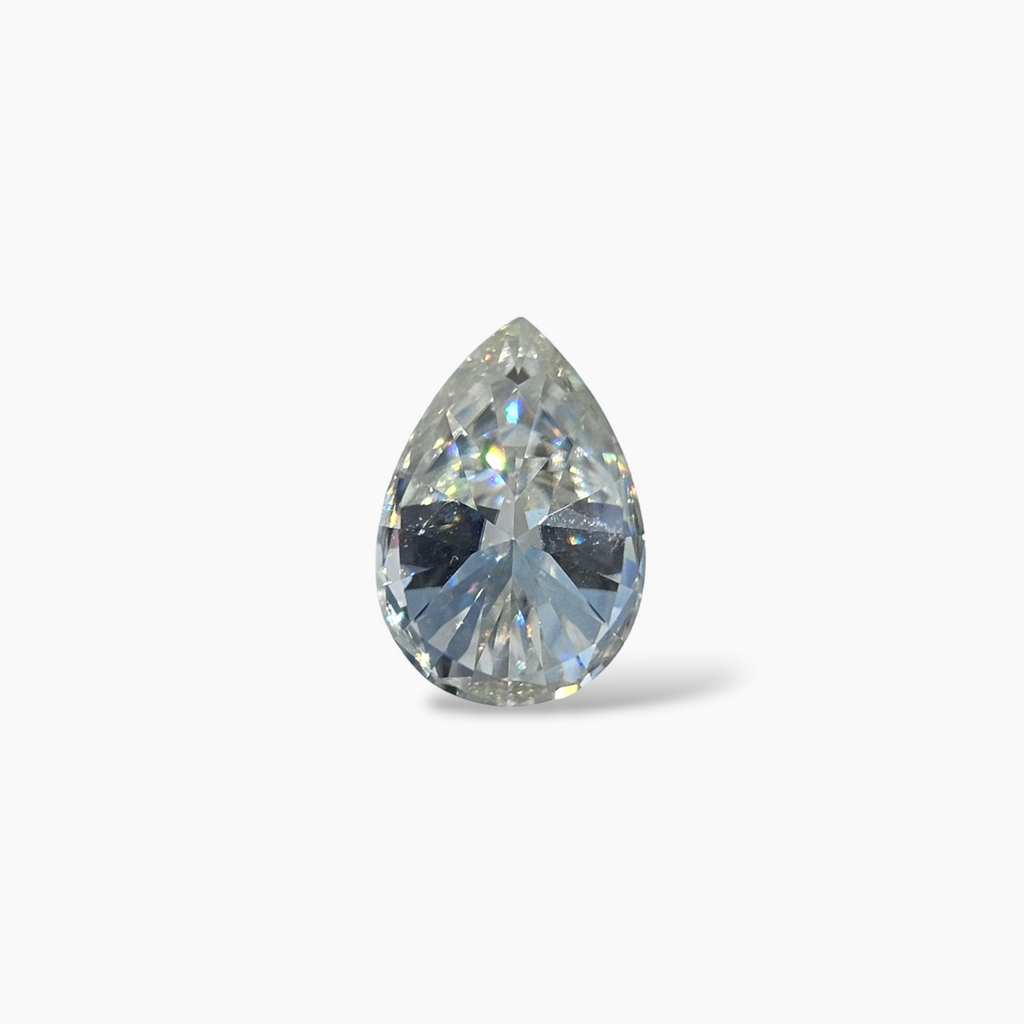 Loose Moissanite Stone for Sale in Pear Shape with 4.16 Carats 9 by 13 MM