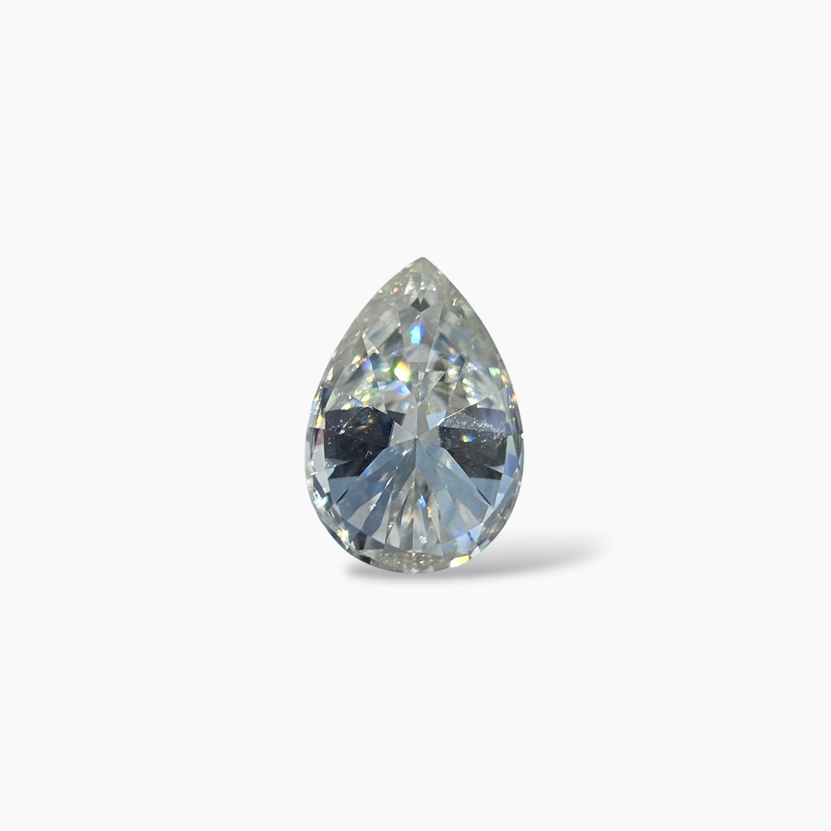 Loose Moissanite Stone for Sale in Pear Shape with 4.16 Carats 9 by 13 MM