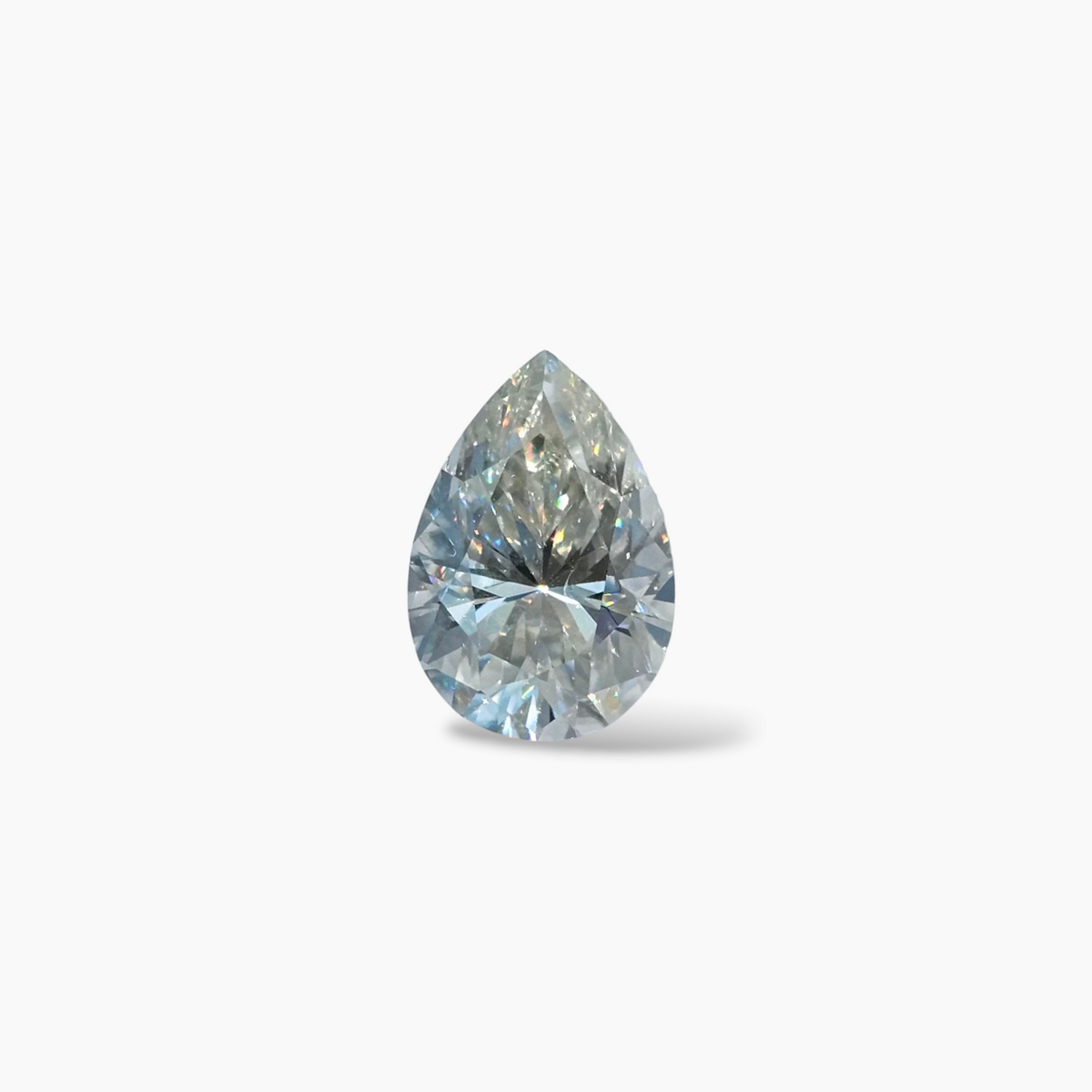 Loose Moissanite Stone for Sale in Pear Shape with 4.16 Carats 9 by 13 MM