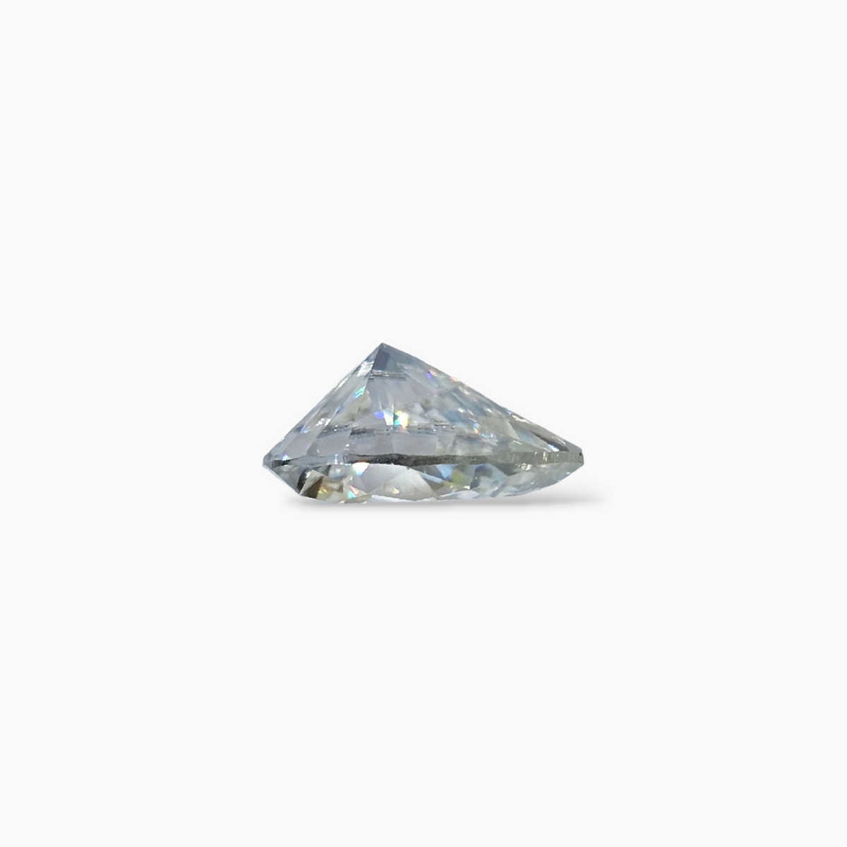 Loose Moissanite Stone for Sale in Pear Shape with 4.16 Carats 9 by 13 MM