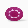 Loose Pink Ruby Gemstone In Oval Shape 3.05 Carats 7.5x9.4mm Size